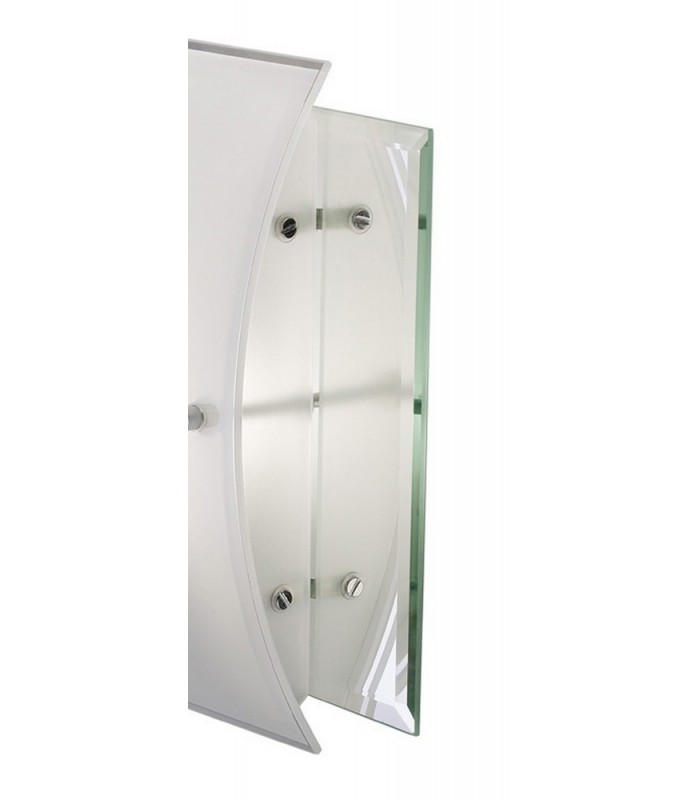 Flush Ceiling, Wall Lamp 1 Light Polished Chrome, Mirror - 4