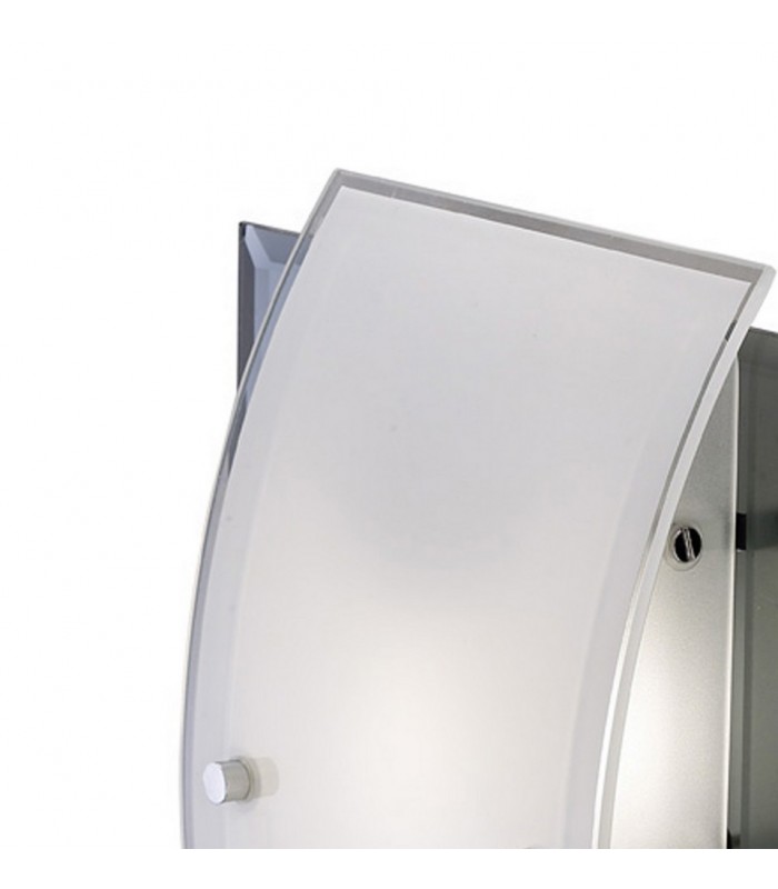Flush Ceiling, Wall Lamp 1 Light Polished Chrome, Mirror - 5