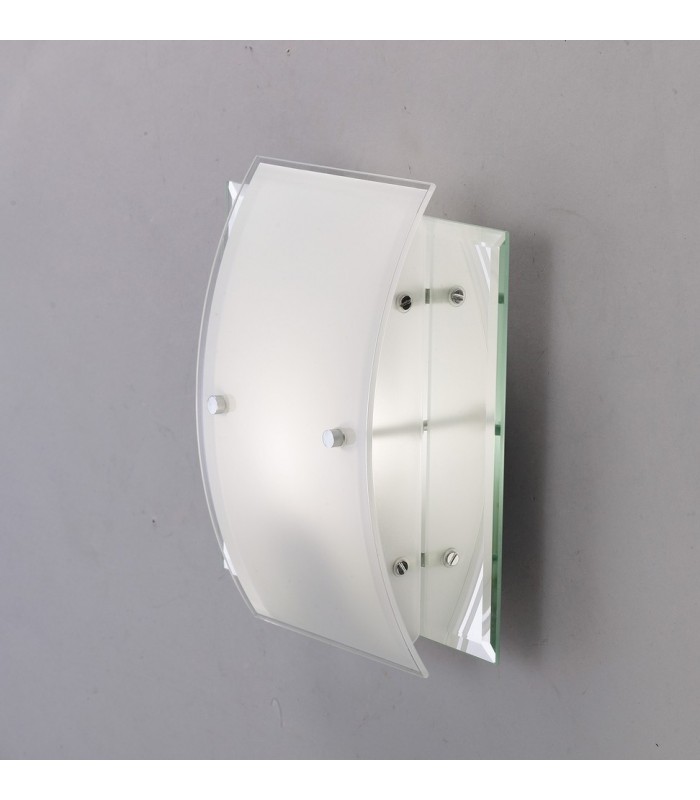 Flush Ceiling, Wall Lamp 1 Light Polished Chrome, Mirror - 7