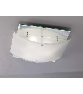 Flush Ceiling 3 Light Polished Chrome, Mirror - 2