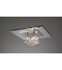 Flush Ceiling Square 5 Light G9 Polished Chrome, Crystal - 2
