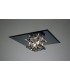 Flush Ceiling Square 8 Light G9 Polished Chrome, Smoked Mirror, Smoked Crystal - 2