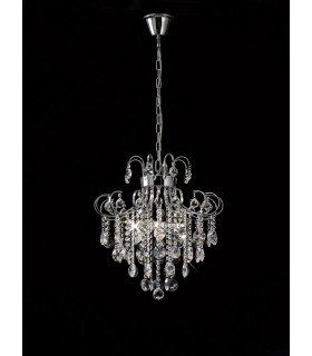 Ceiling Pendant 6 Light Polished Chrome, Crystal - 2