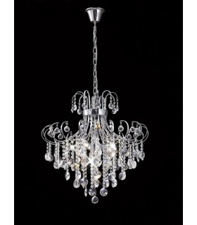 Ceiling Pendant 7 Light Polished Chrome, Crystal - 2