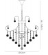 Ceiling Pendant 7 Light Polished Chrome, Crystal - 3