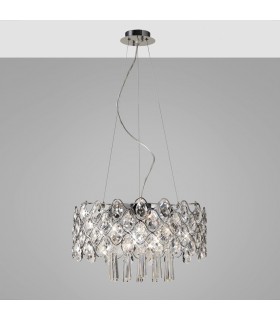 Ceiling Pendant 10 Light G9 Polished Chrome, Crystal - 2