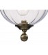 Ceiling Pendant Lantern 1 Light Antique Brass, Glass - 10