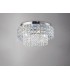 Flush Ceiling Round 4 Light Polished Chrome, Crystal - 2