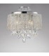 Ceiling Pendant 4 Light Polished Chrome, Crystal - 4
