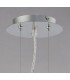Ceiling Pendant 4 Light Polished Chrome, Crystal - 9