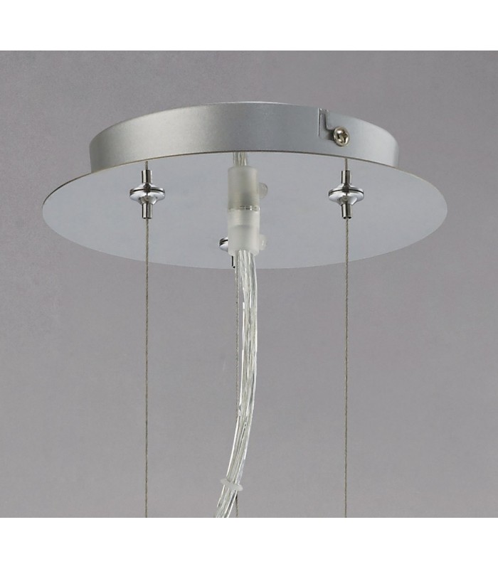 Ceiling Pendant 4 Light Polished Chrome, Crystal - 9