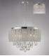 Ceiling Pendant 6 Light Polished Chrome, Crystal - 2