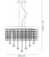Ceiling Pendant 6 Light Polished Chrome, Crystal - 3