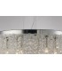Ceiling Pendant 6 Light Polished Chrome, Crystal - 8