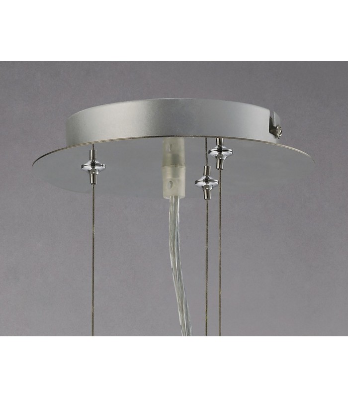 Ceiling Pendant 6 Light Polished Chrome, Crystal - 9