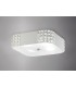 Flush Ceiling 4 Light White, Crystal - 2