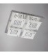 Flush Ceiling Square 4 Light Polished Chrome, Glass, Crystal - 2