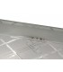 Flush Ceiling Square 2 Light Medium Polished Chrome, Glass - 6