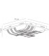 Flush Ceiling Large 4 Light Polished Chrome, Glass, Crystal - 3