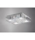 Flush Ceiling 5 Light Polished Chrome, Glass, Crystal - 2