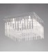 Flush Ceiling 6 Light Polished Chrome, Glass - 2