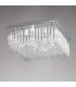 Flush Ceiling 8 Light Polished Chrome, Glass - 2