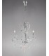 Ceiling Pendant Chandelier 3 Light Polished Chrome, Crystal - 2
