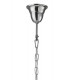 Ceiling Pendant Chandelier 3 Light Polished Chrome, Crystal - 5