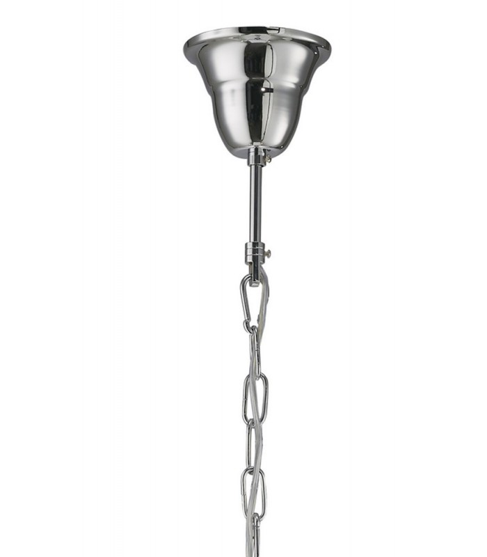 Ceiling Pendant Chandelier 3 Light Polished Chrome, Crystal - 5
