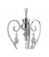 Ceiling Pendant Chandelier 3 Light Polished Chrome, Crystal - 6