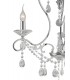 Ceiling Pendant Chandelier 3 Light Polished Chrome, Crystal - 7