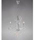 Ceiling Pendant Chandelier 3 Light Polished Chrome, Crystal - 9