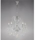 Ceiling Pendant Chandelier 5 Light Polished Chrome, Crystal - 2