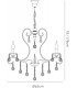 Ceiling Pendant Chandelier 5 Light Polished Chrome, Crystal - 3