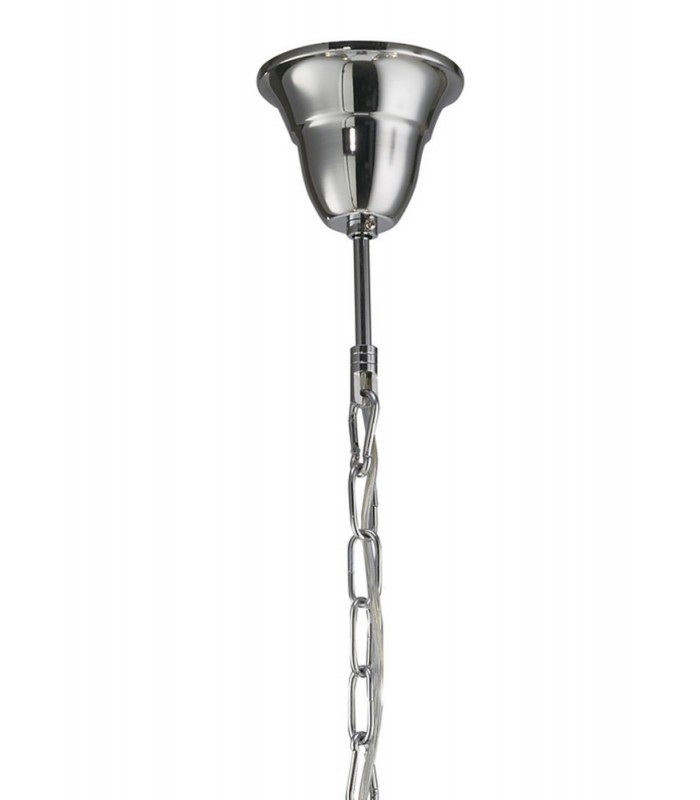 Ceiling Pendant Chandelier 5 Light Polished Chrome, Crystal - 5