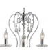 Ceiling Pendant Chandelier 5 Light Polished Chrome, Crystal - 6