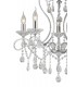 Ceiling Pendant Chandelier 5 Light Polished Chrome, Crystal - 7