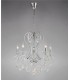 Ceiling Pendant Chandelier 5 Light Polished Chrome, Crystal - 9