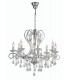 Ceiling Pendant Chandelier 8 Light Polished Chrome, Crystal - 4
