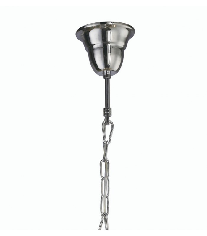 Ceiling Pendant Chandelier 8 Light Polished Chrome, Crystal - 5