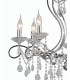 Ceiling Pendant Chandelier 8 Light Polished Chrome, Crystal - 7