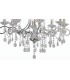 Ceiling Pendant Chandelier 8 Light Polished Chrome, Crystal - 8