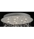 Ceiling Cluster Pendant Cone 9 Light Polished Chrome, Crystal - 4