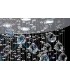 Ceiling Cluster Pendant Cone 9 Light Polished Chrome, Crystal - 8