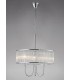 Ceiling Pendant Round 3 Light Polished Chrome, Crystal - 2