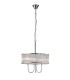 Ceiling Pendant Round 3 Light Polished Chrome, Crystal - 4