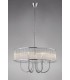 Ceiling Pendant Round 6 Light Polished Chrome, Crystal - 2