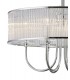 Ceiling Pendant Round 6 Light Polished Chrome, Crystal - 6