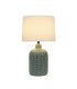 Addison Table Lamp Green Ceramic