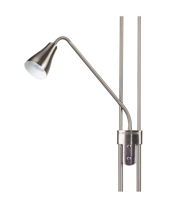 Alba Mother and Child Floor Lamp Satin Chrome-3